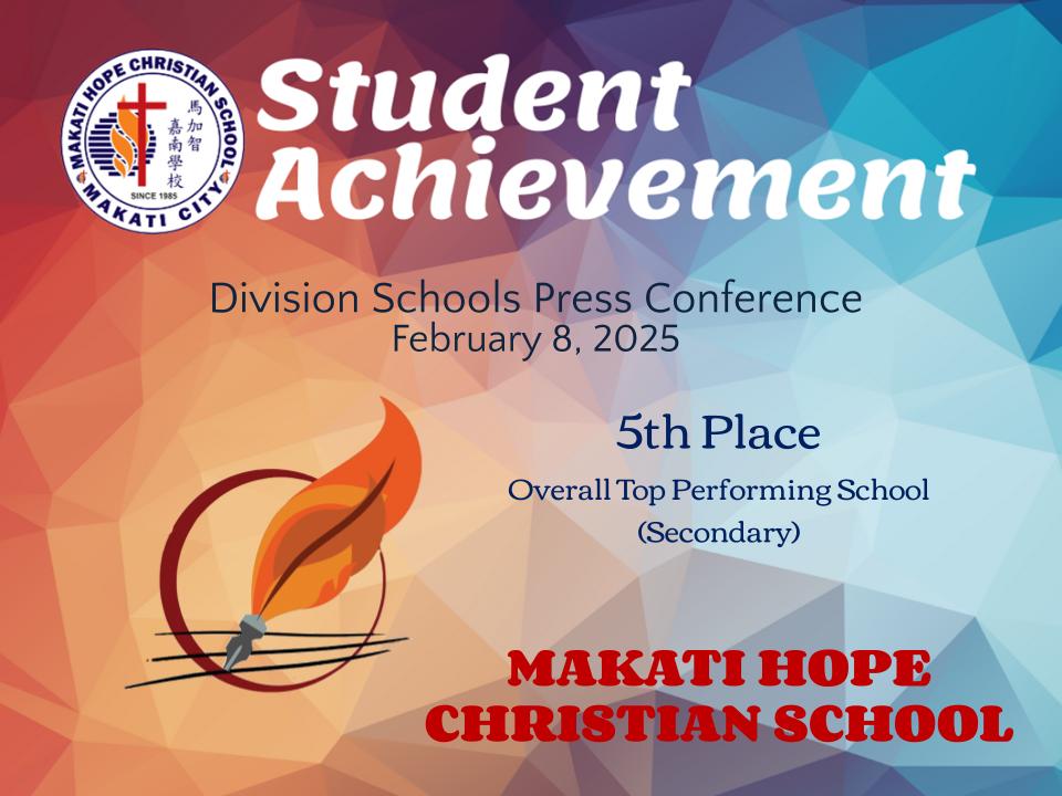 MHCS - 5th in Overall Top Performing School