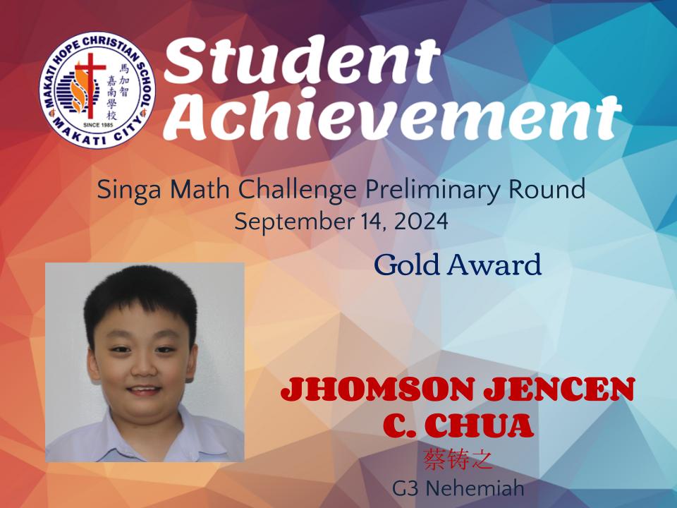 Jhomson Jencen C. Chua - SMC