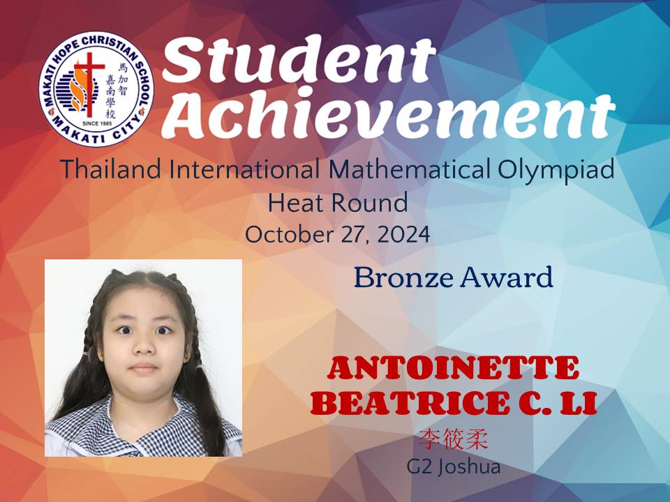 Antoinette Beatrice C. Li - TIMO