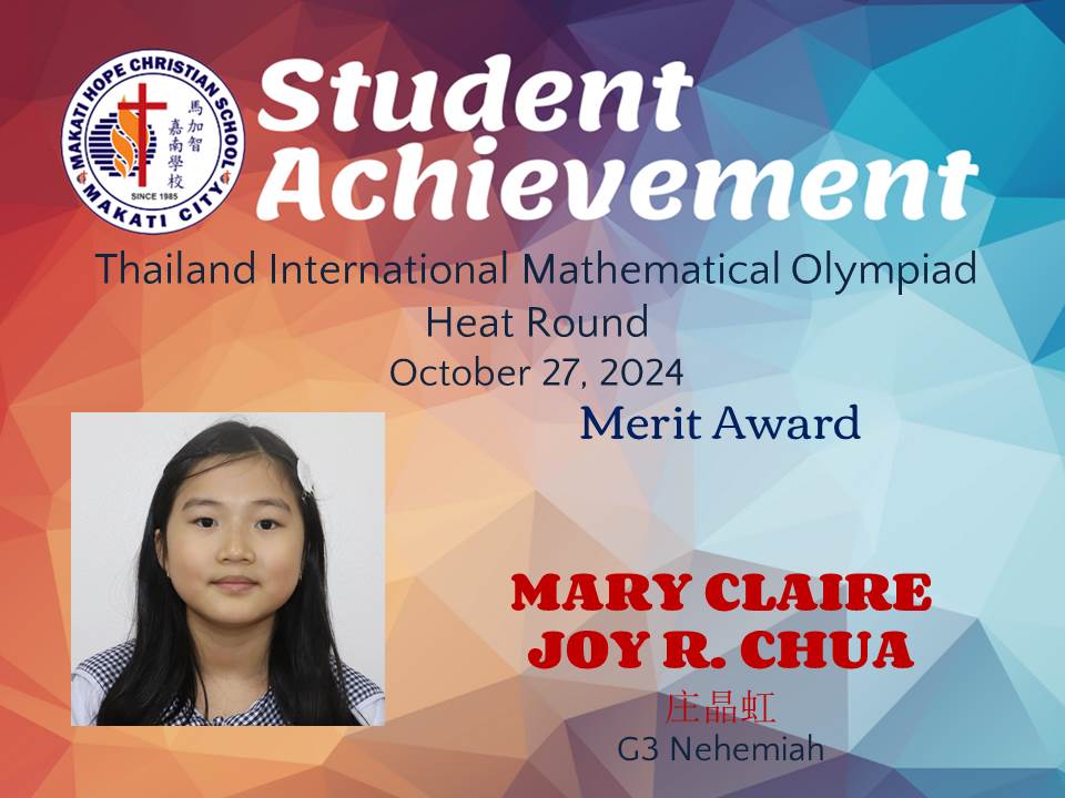 Mary Claire Joy R. Chua - TIMO