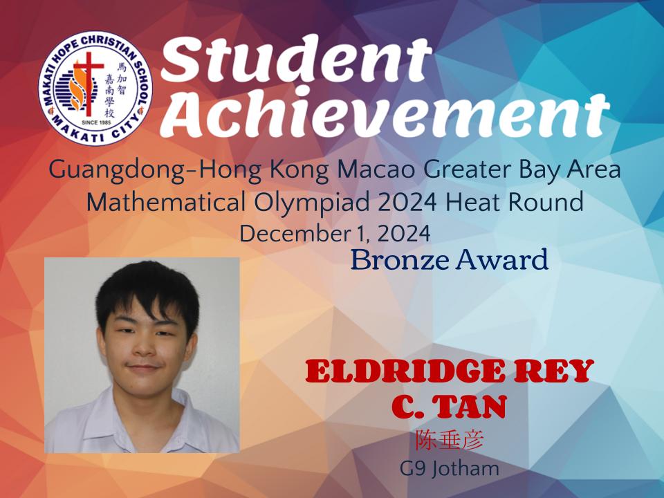 Eldridge Rey C. Tan