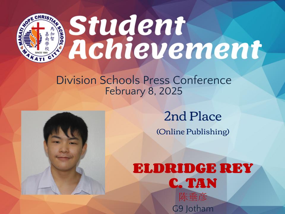 Eldridge Rey C. Tan