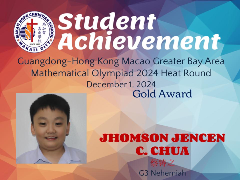 Jhomson Jencen C. Chua