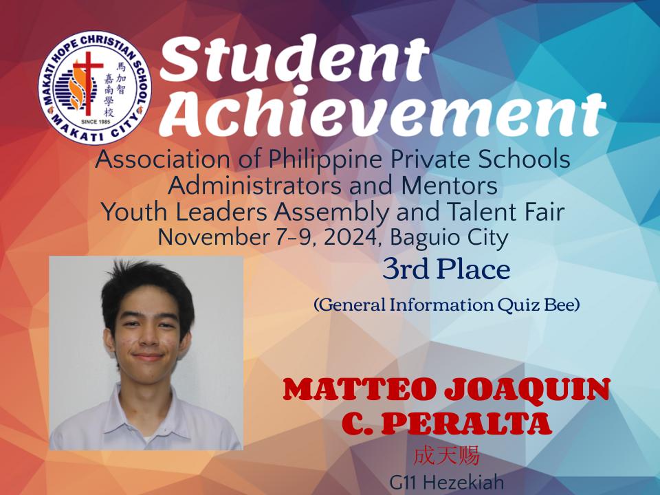 Matteo Joaquin C. Peralta