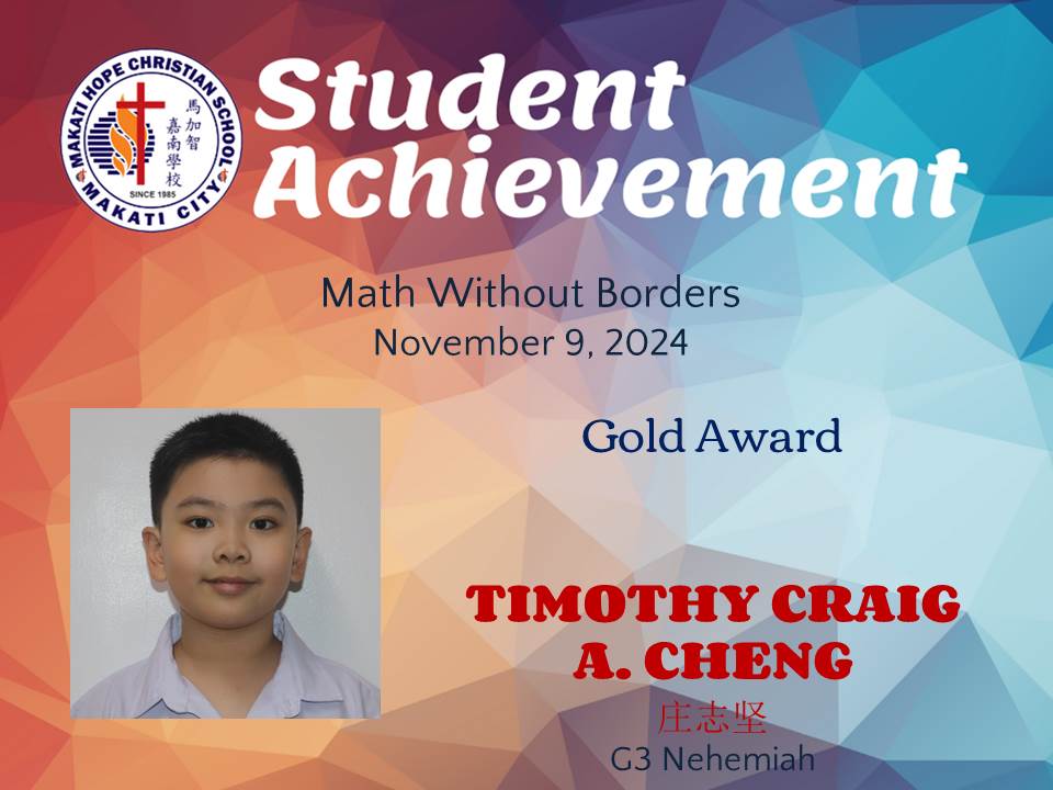 Timothy Craig A. Cheng MWB