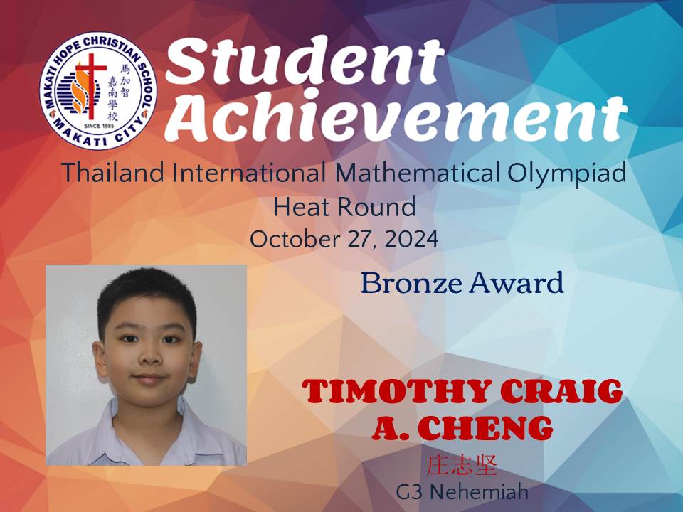 Timothy Craig A. Cheng - TIMO